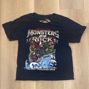 Monsters of Rock Women’s T-Shirt - Black Punk